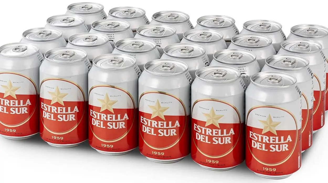 Chollo Pack 24 latas de cerveza Estrella del Sur de 33 cl por sólo 9,36€ (-13%)