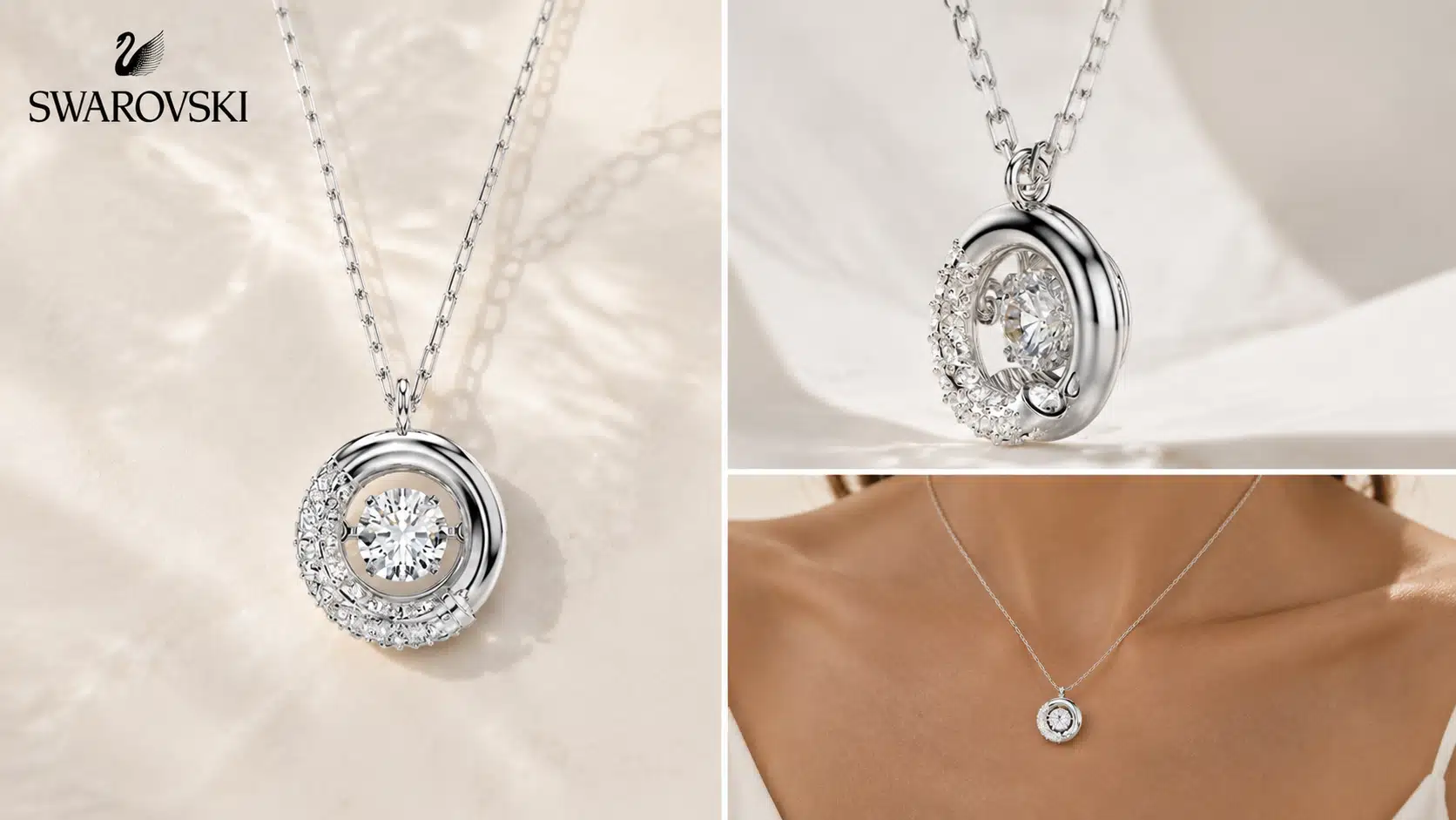 Colgante Swarovski Dextera para mujer con Zirconia en movimiento por sólo 78,64€ con envío gratis (-39%)
