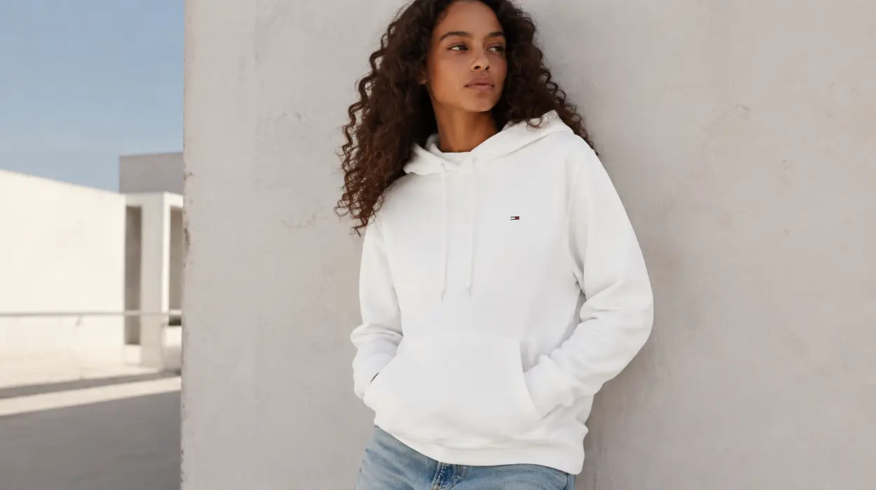 Sudadera Tommy Jeans Flag Regular Fit para mujer por sólo 39,95€ con envío gratis (-50%)