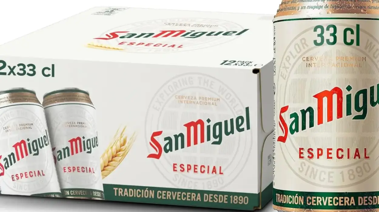 Chollo Pack x12 Latas de cerveza San Miguel de 33 cl por sólo 5,40€, y 1,08€ de recompensa (-38%) ¡0,45€ cada una!