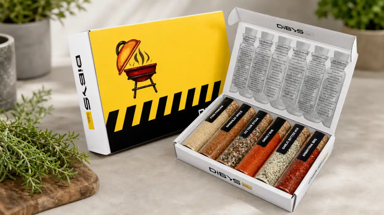 Set de 6 especias DIBYS para parrilla, carne, pescado y verduras por sólo 14,98€ (-40%)