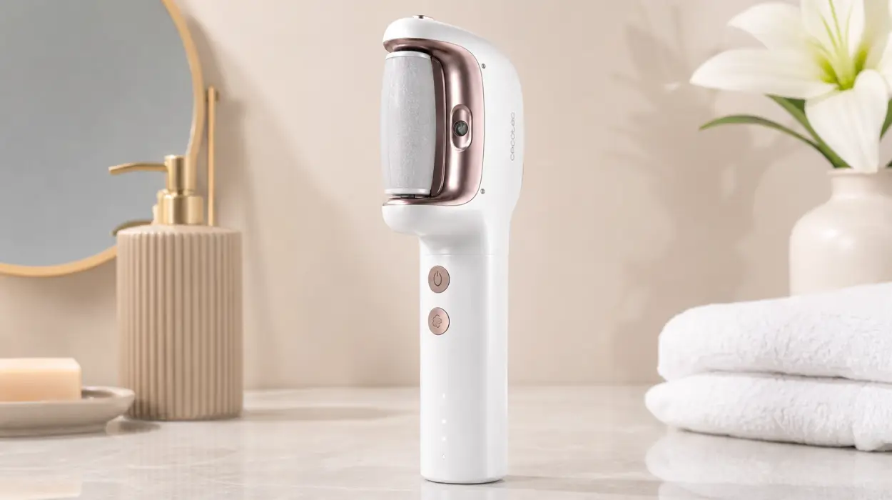 Lima eléctrica Cecotec SkinCare Steam Silky para eliminar durezas con función vapor por sólo 19,90€ (-49%)