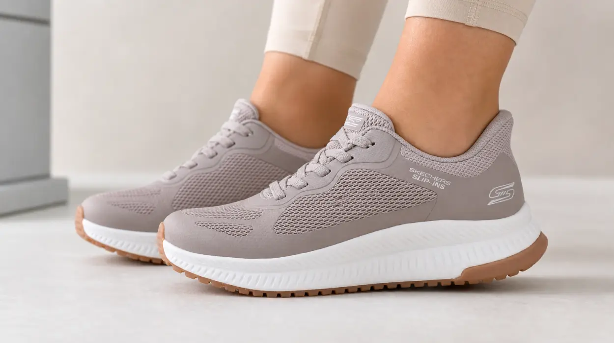 Zapatillas Skechers Slip-ins Bobs Squad 4 Staple Look para mujer por sólo 43,95€ con envío gratis (-45%)