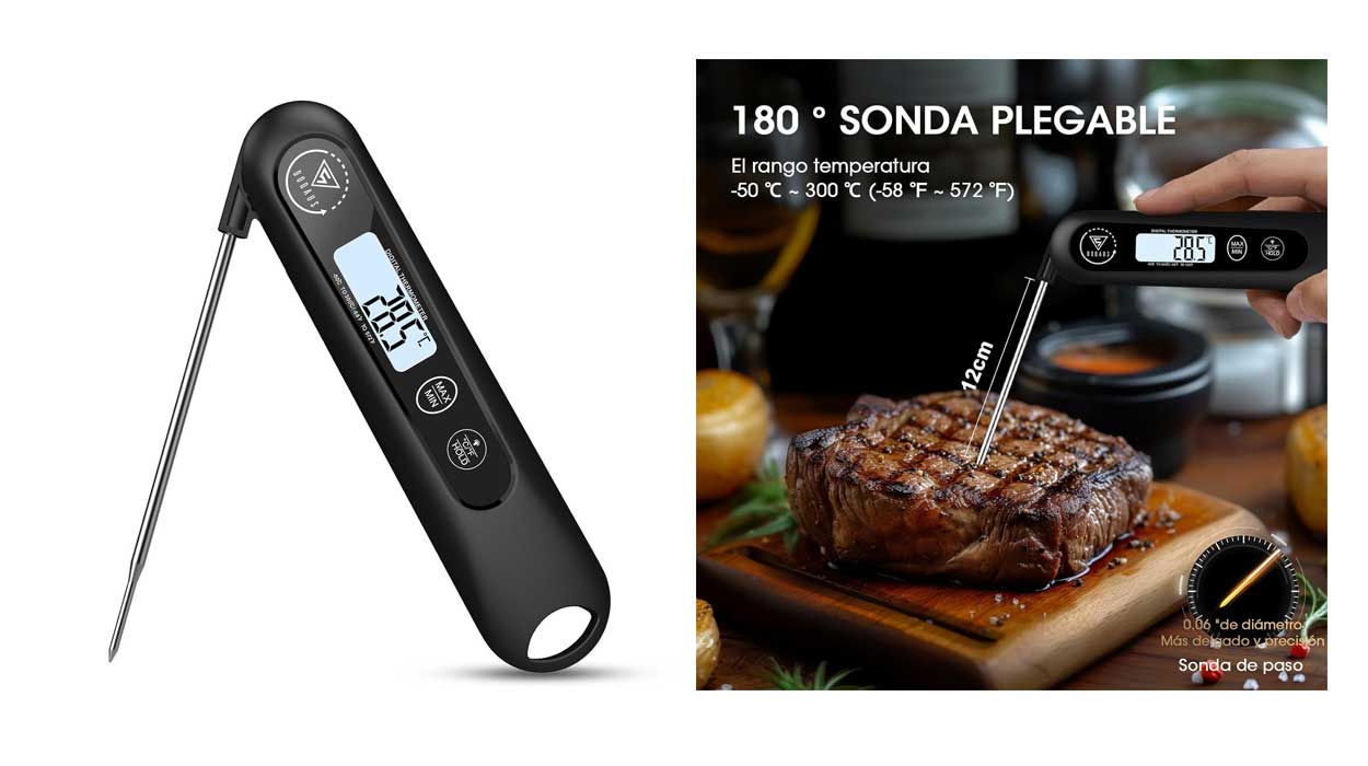 Chollo Termómetro digital de cocina Doqaus por sólo 7,59€ (-24%)