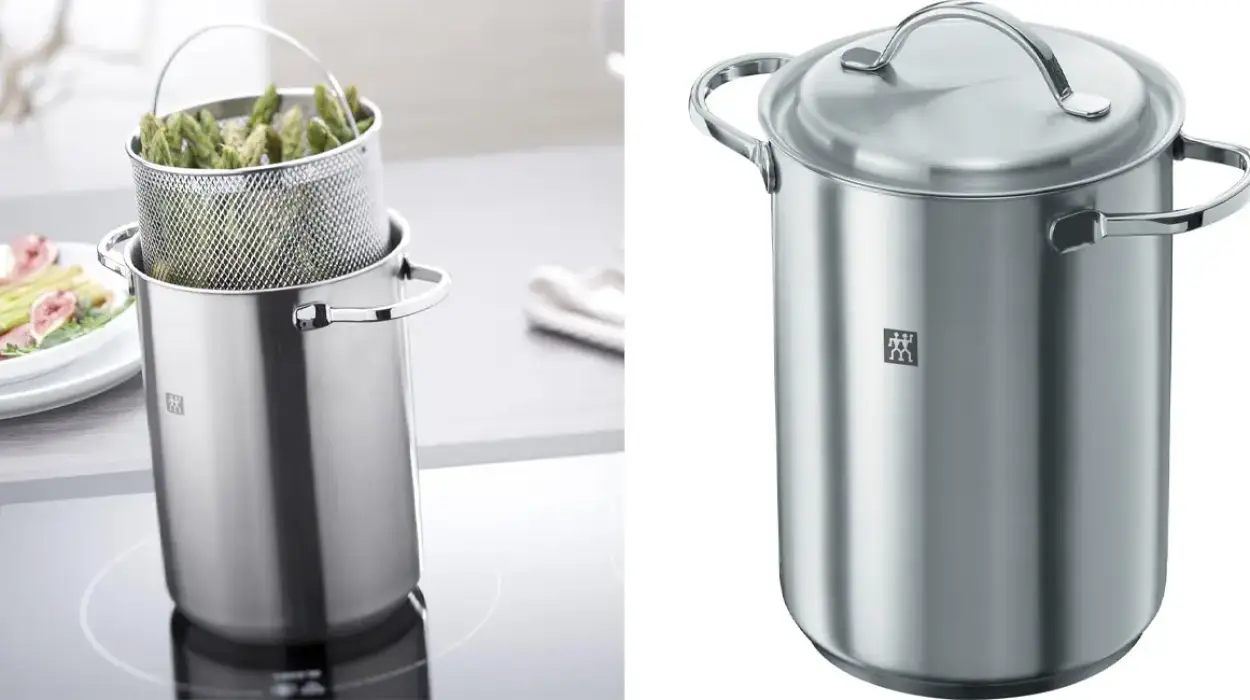Chollazo para chefs: Esta olla Zwilling Twin Specials para espárragos y pasta tiene un 50% de descuento en Amazon