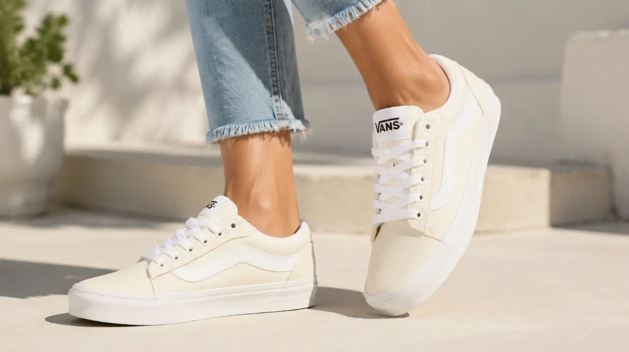 Zapatillas Vans Vero LS en color Classic Cream para mujer por sólo 29,99€ con envío gratis (-45%)