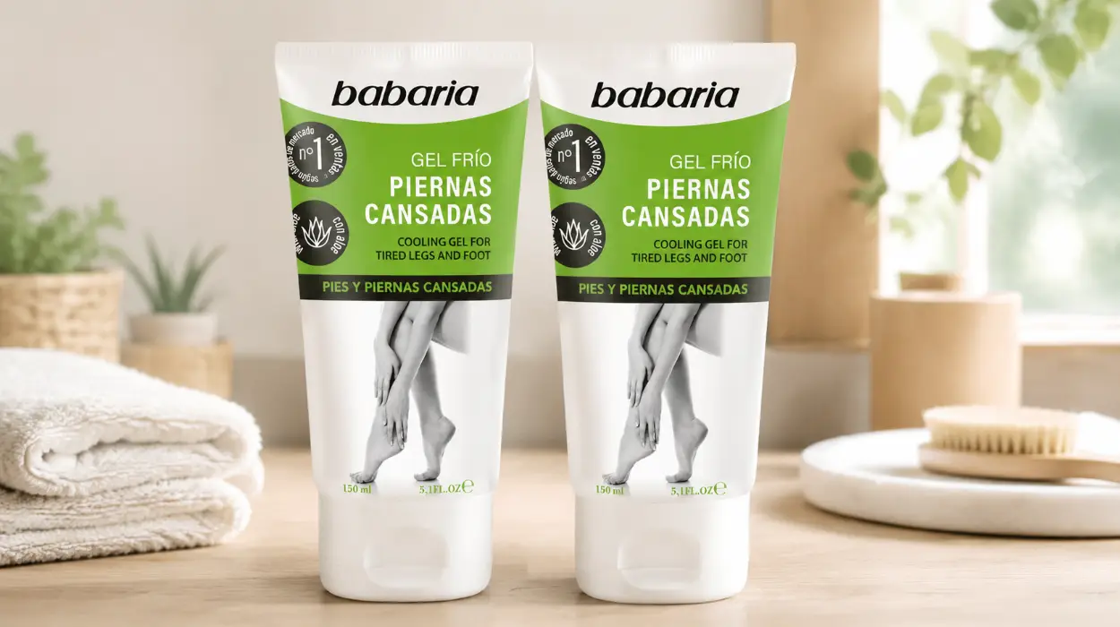 Pack x2 Gel frío Babaria para piernas cansadas con aloe vera de 150 ml por sólo 2,97€ (-33%)