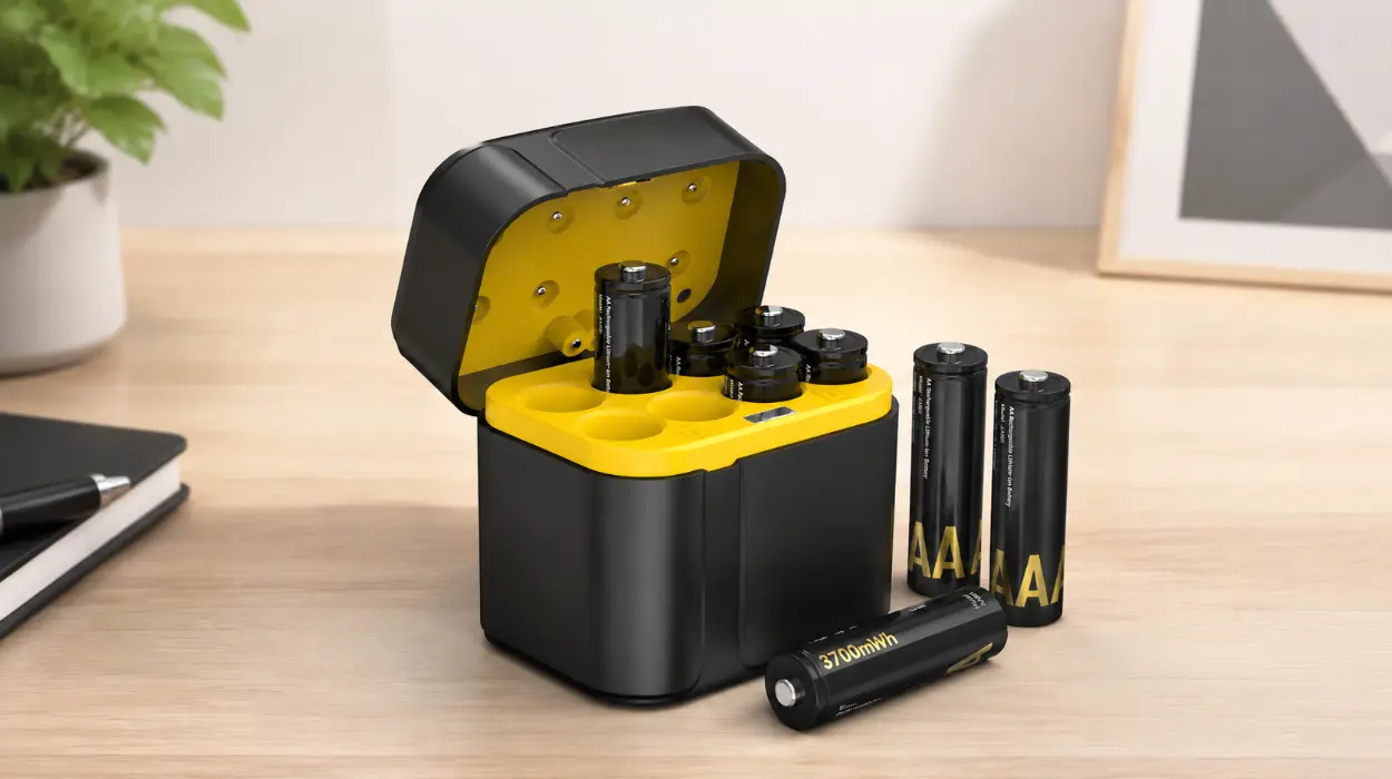 Cargador rápido con 8 pilas recargables SURFOU AA de litio por sólo 21,18€ (-19%)