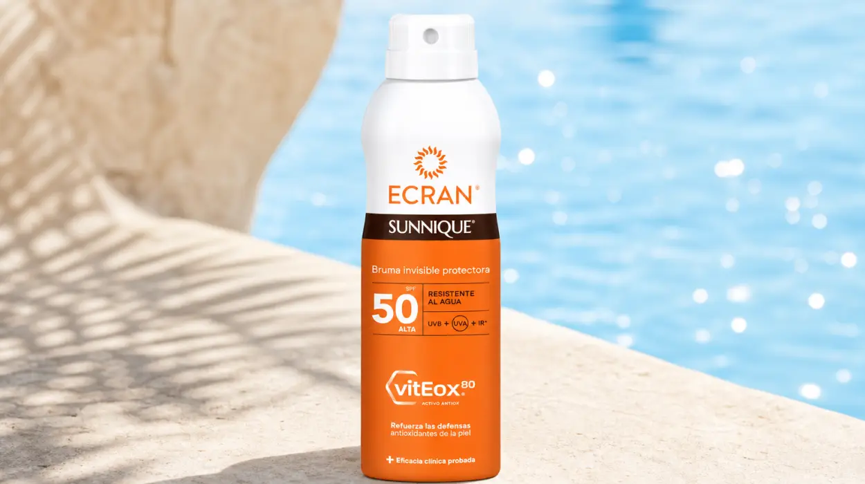Bruma solar Ecran Sunnique SPF 50 de 250 ml por sólo 8,51€ (-23%)