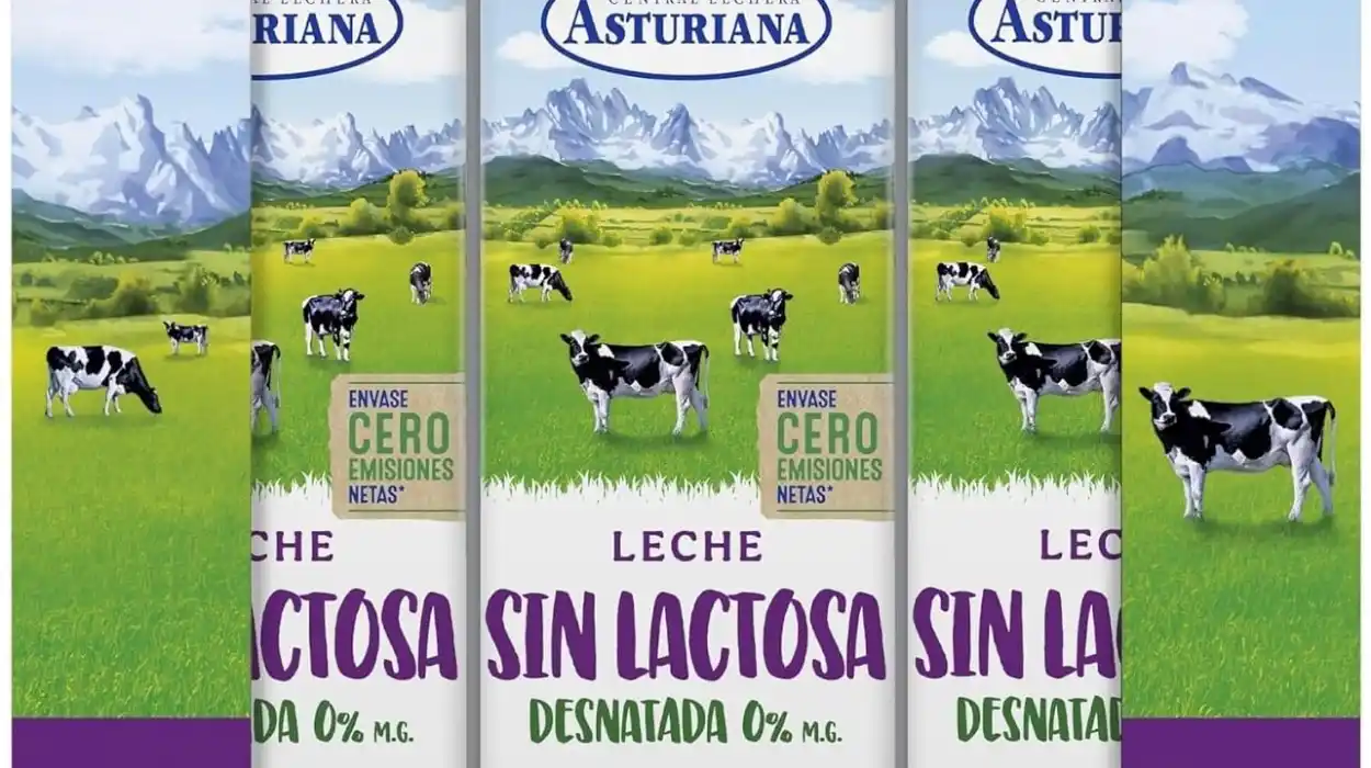 Pack x6 leche CLA desnatada sin lactosa 0% de 1 l por sólo 5€ (-36%)