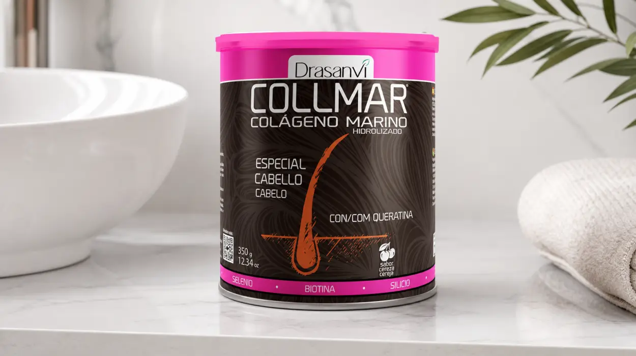 Colágeno marino Drasanvi para cabello con biotina, queratina y zinc por sólo 16,80€ (-38%)
