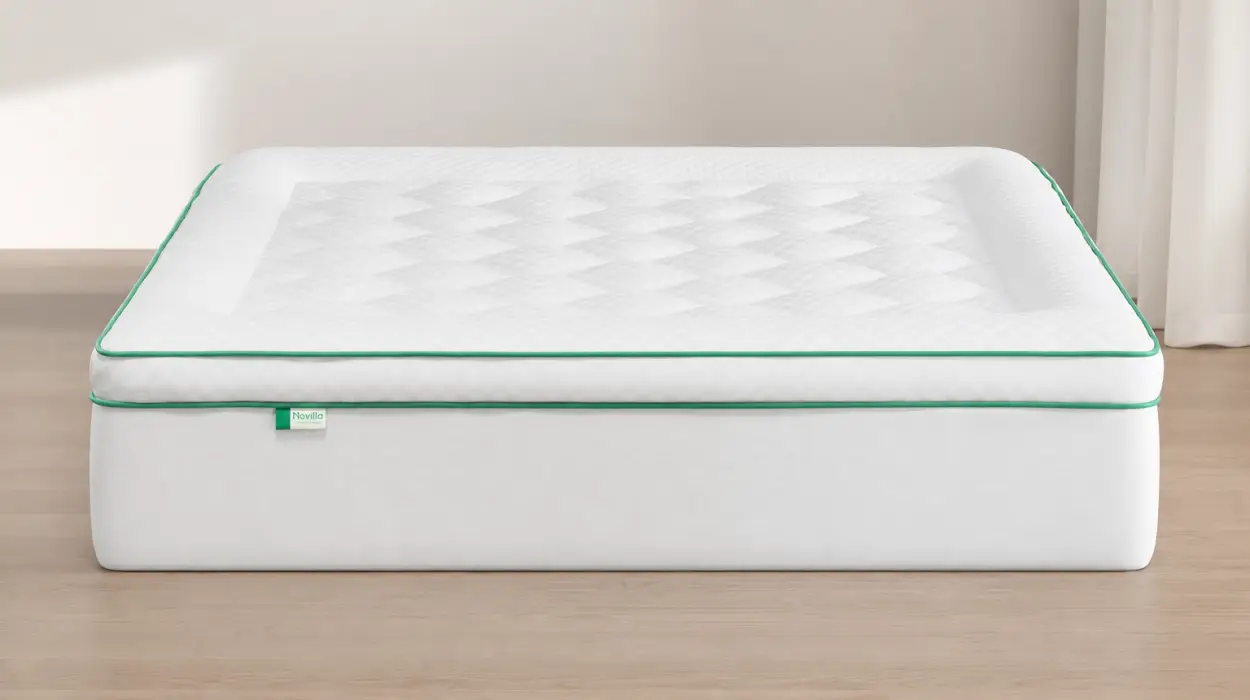 Topper de colchón de microfibra suave de 160 x 200 cm por sólo 30,24€ con envío gratis (-45%)