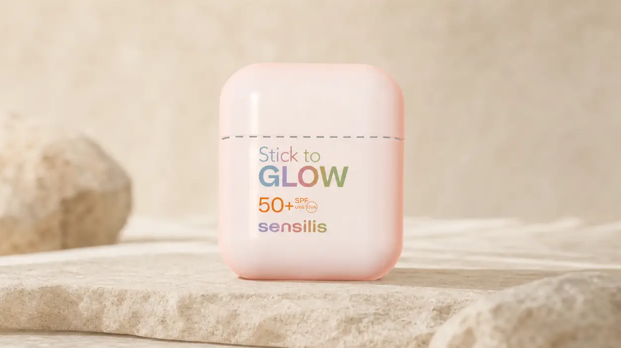 Barra solar facial Sensilis Glow Stick SPF50 de 10 g para reaplicar sin tocar la piel por sólo 4,99€ (-29%)