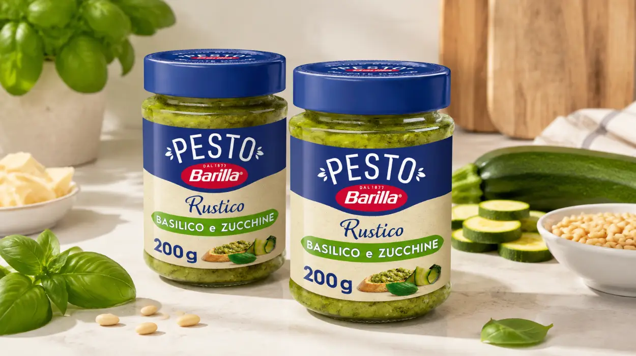 Pack x2 Pesto Barilla Rustico de albahaca y calabacín de 200 g por sólo 3,89€ con descuento (-36%)
