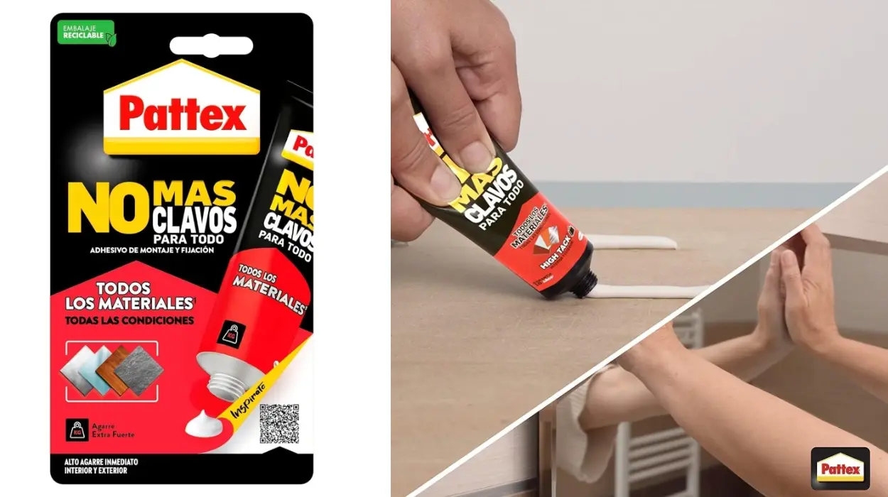 Adhesión inmediata con Pattex HighTack: resistente a climas extremos y superficies húmedas por sólo 5,99€ (26% de descuento)