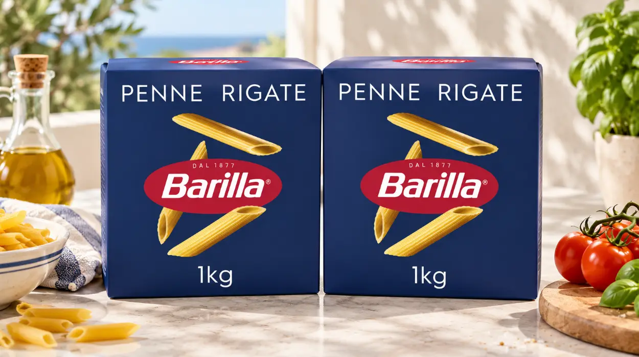 Pack x2 Pasta Barilla Penne Rigate de 1 kg con descuento por sólo 3,89€ (-33%)