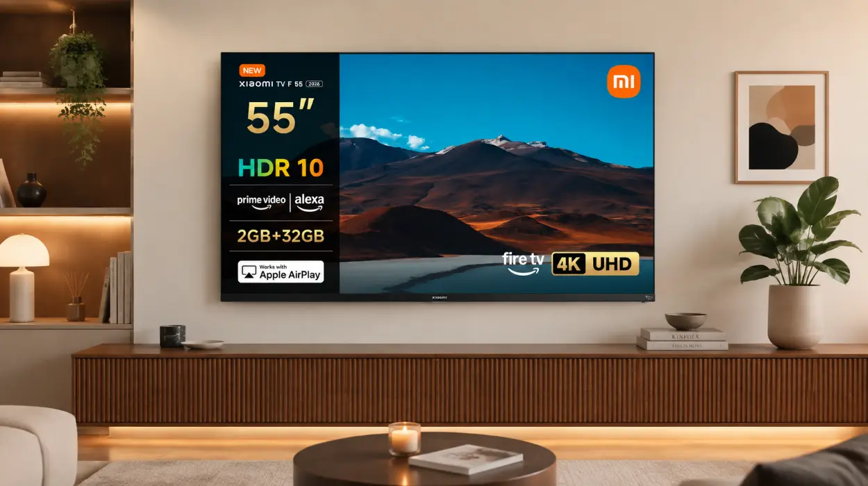 Televisor Xiaomi TV F de 55″ con resolución 4K y Fire TV por sólo 324,90€ con envío gratis (-7%)
