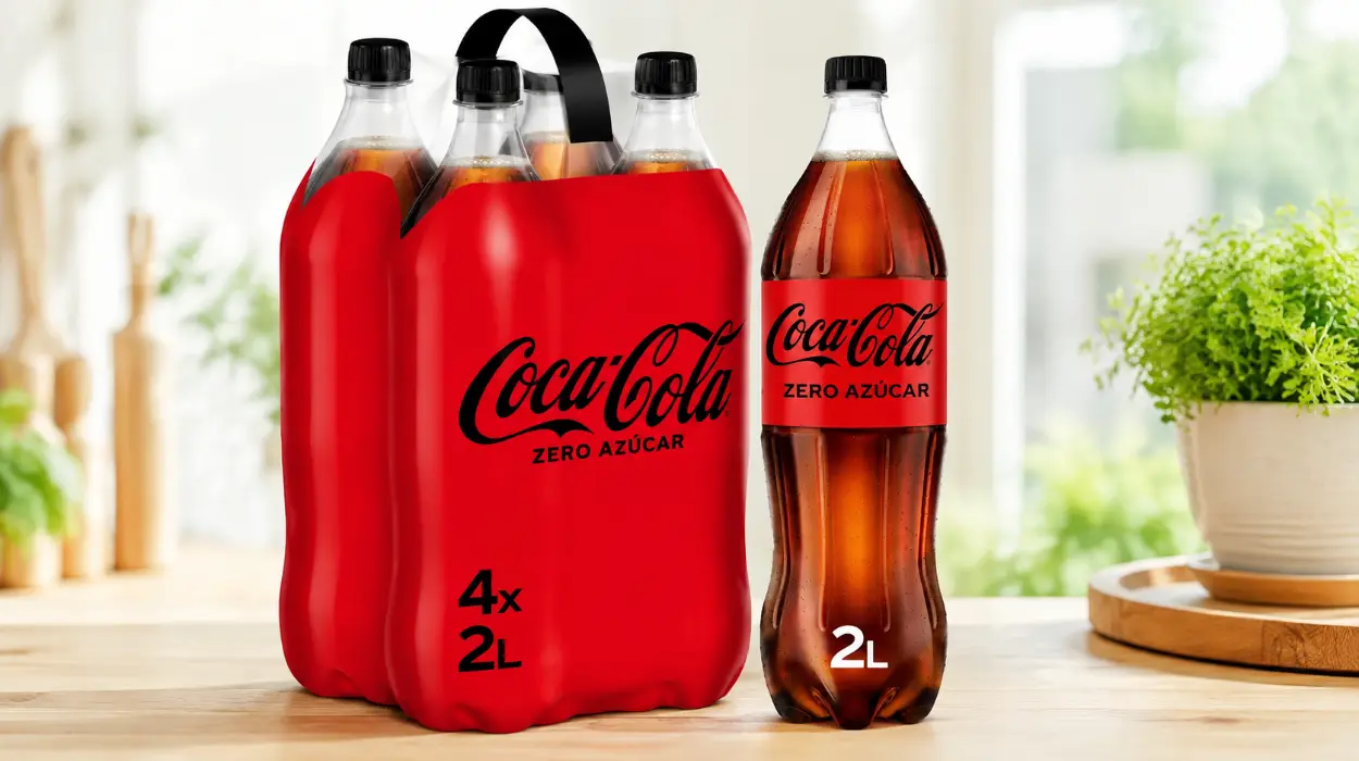 Pack x4 Coca-Cola Zero Azúcar de 2 l con descuento por sólo 5,66€ (-30%)
