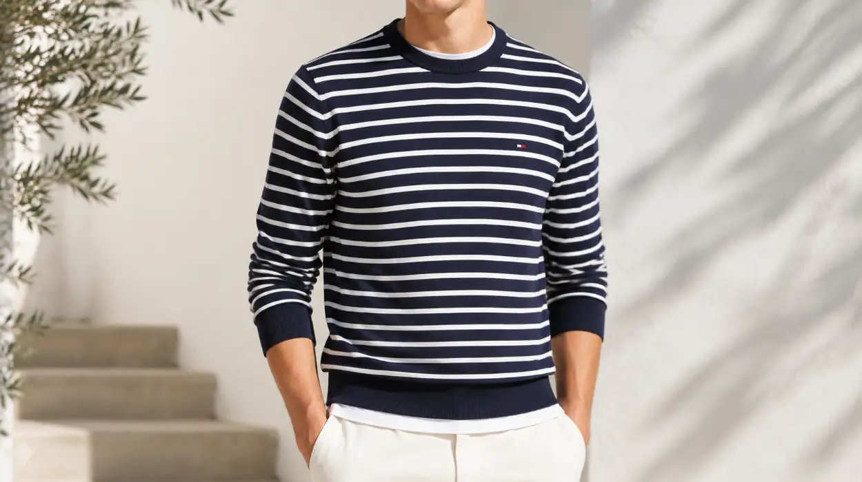 Jersey Tommy Hilfiger Essential Cotton de cuello redondo para hombre por sólo 34,95€ con envío gratis (-65%)