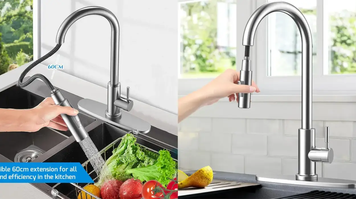 Chollo Grifo de cocina NIKYJM extraíble por sólo 31,76€ con envío gratis (-19%)