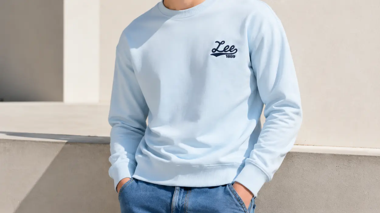 Sudadera Lee Stitch Crew para hombre de corte holgado por sólo 32,50€ con envío gratis (-50%)