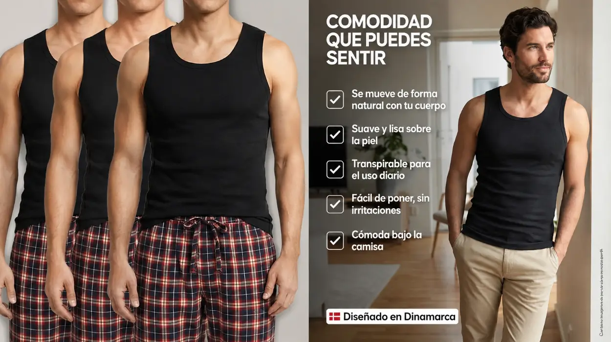 Pack x3 camisetas de tirantes Danish Endurance de algodón orgánico para hombre por sólo 17,95€ (-28%)