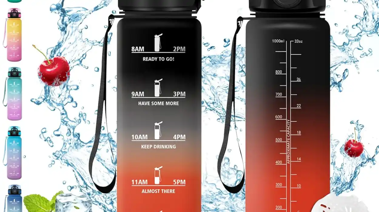 Botella de agua Vikaster de 1 l con filtro extraíble por sólo 11,99€