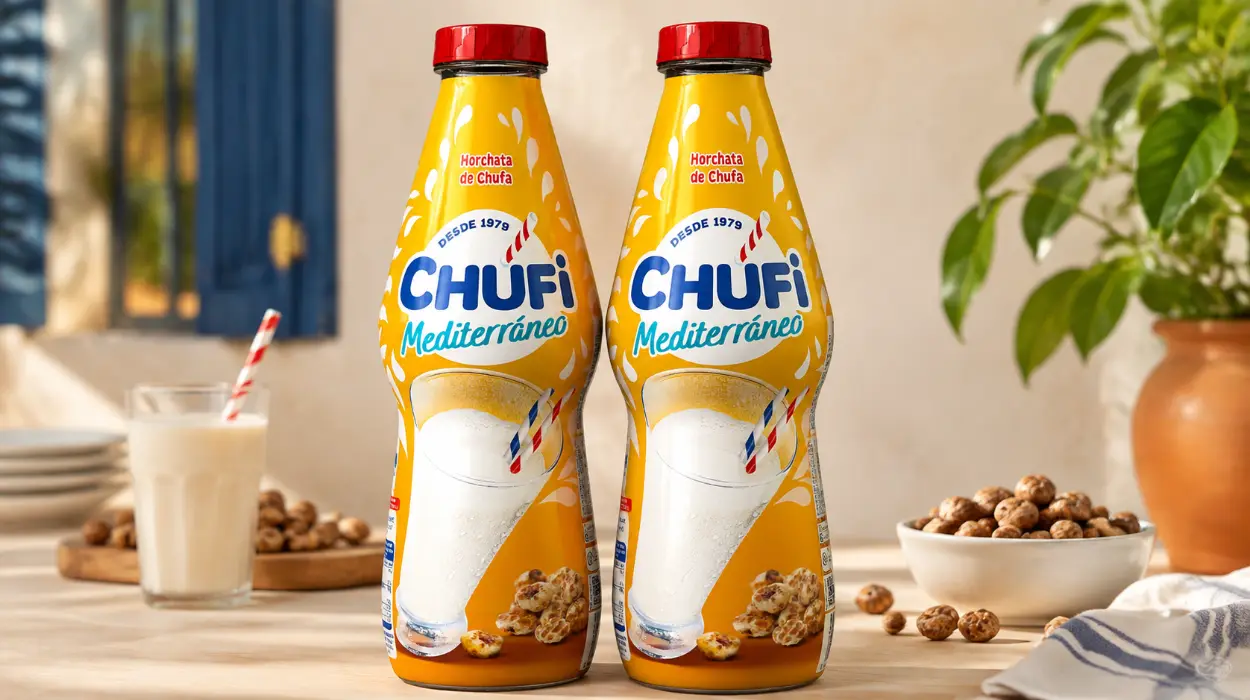 Pack x2 Horchata Chufi Mediterráneo vegetal de 1 litro con descuento por sólo 2,53€ (-33%)