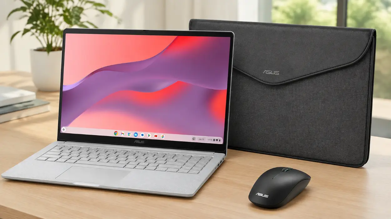 ASUS Chromebook CM1505 de 15,6″ con con ratón y funda incluidos por sólo 249,99€ con envío gratis (-17%)