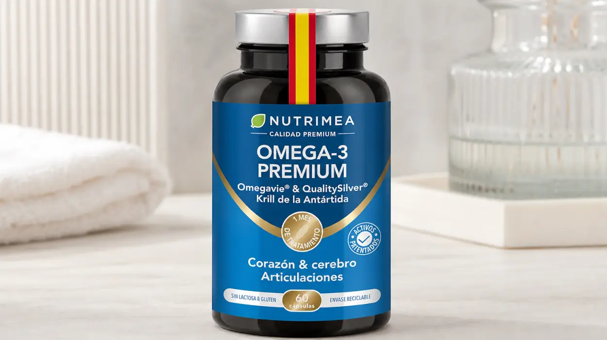 Omega 3 Nutrimea con aceite de pescado y krill antártico, 60 cápsulas por sólo 9,99€ (-50%)