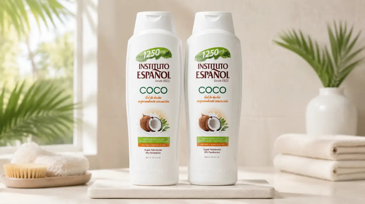 Pack x2 Gel de baño Instituto Español de Coco de 1250 ml con descuento por sólo 3,97€ (-33%)