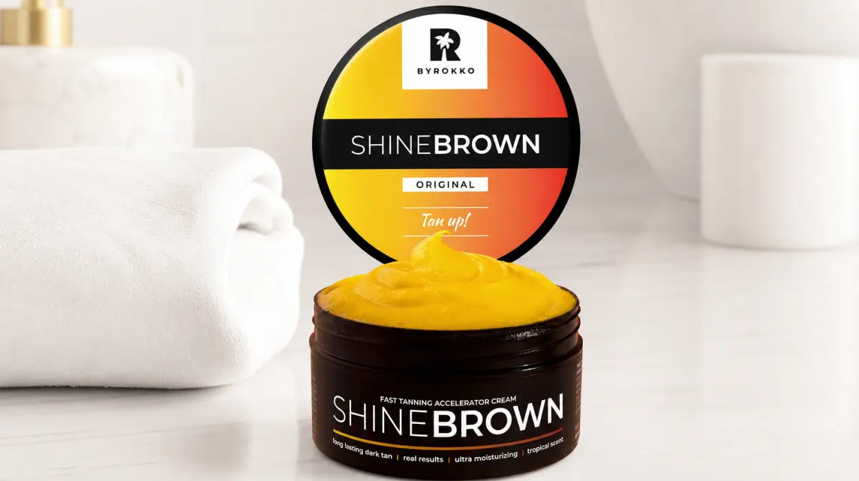Acelerador del bronceado BYROKKO Shine Brown de 210 ml para solárium y exterior por sólo 14,52€ (-34%)