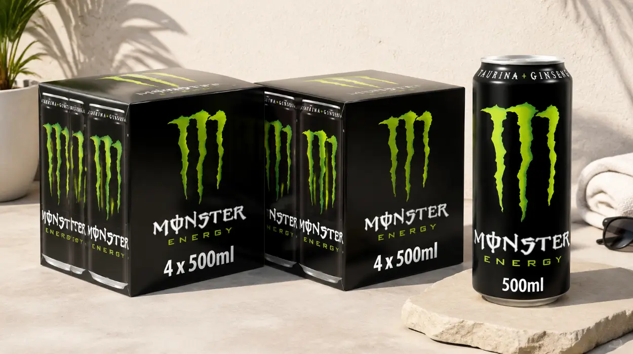 Pack x8 latas Monster Energy Original de 500 ml con descuento por sólo 5,69€ (-33%)