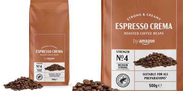 Chollo Paquete Café en grano Happy Belly Espresso Crema de 500 g por sólo 5,73€ (28% de descuento)