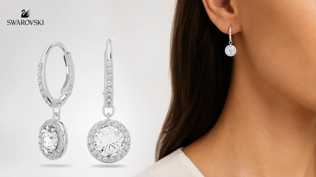 Pendientes Swarovski Angelic con cristal pavé por sólo 51,06€ con envío gratis (-40%)