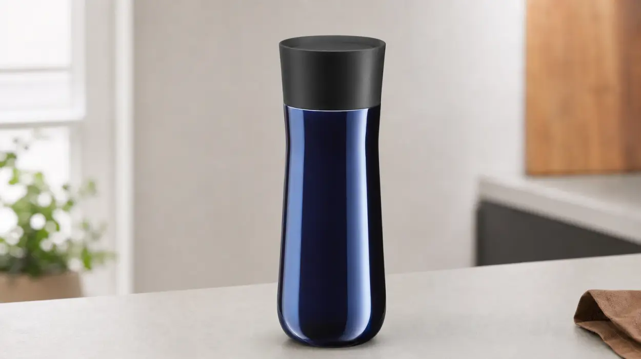 Taza térmica WMF Impulse de acero inoxidable, 350 ml y cierre automático por sólo 13,39€ (-59%)