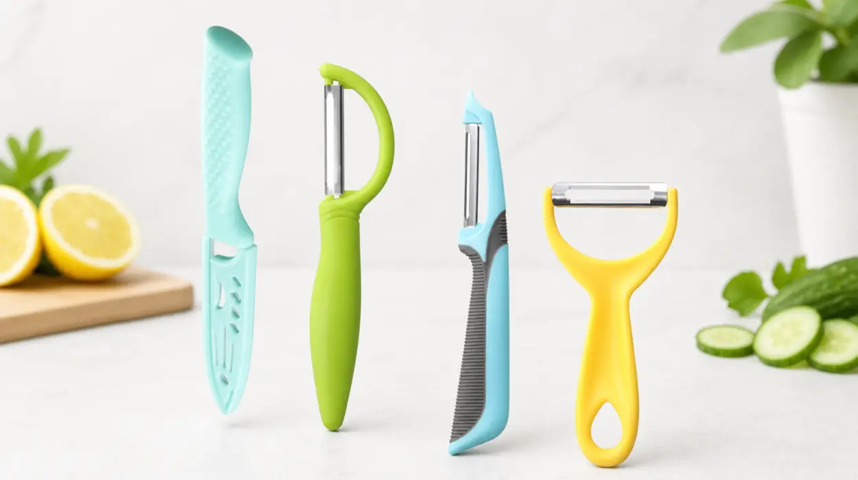 Set de peladores de 4 piezas con cuchillo para frutas por sólo 4,99€ (-17%)