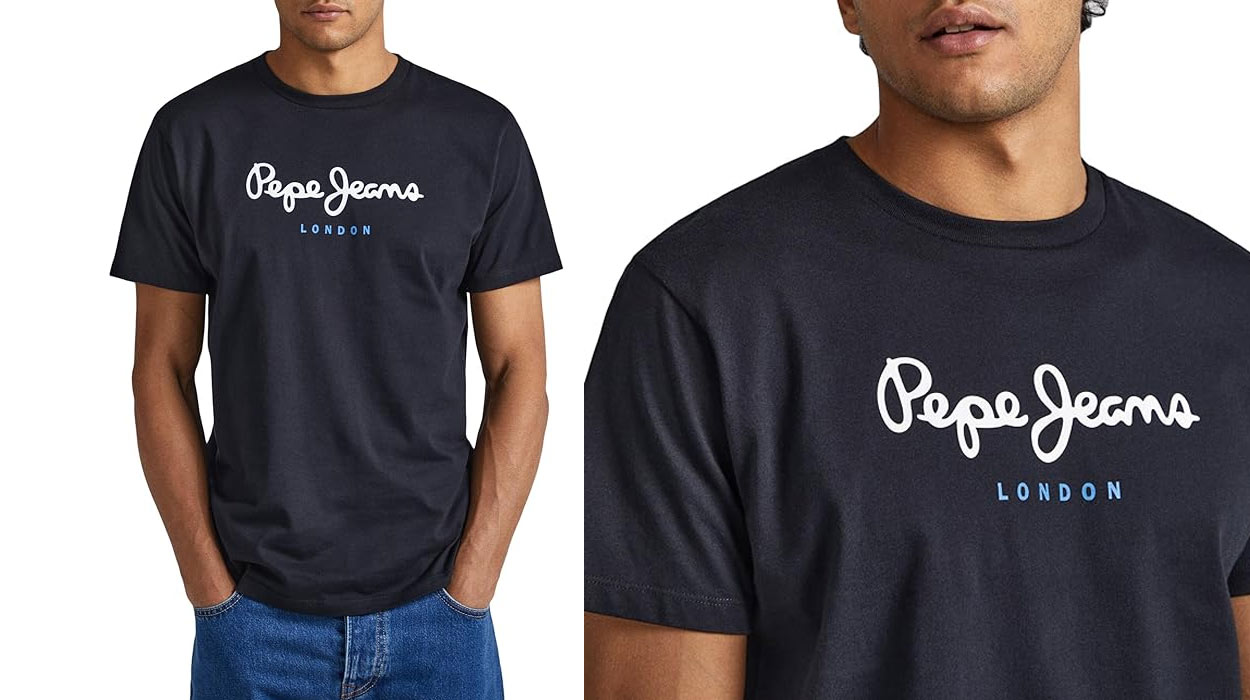 Marca tendencia en estilo urbano con esta camiseta Pepe Jeans con un descuentazo en Amazon