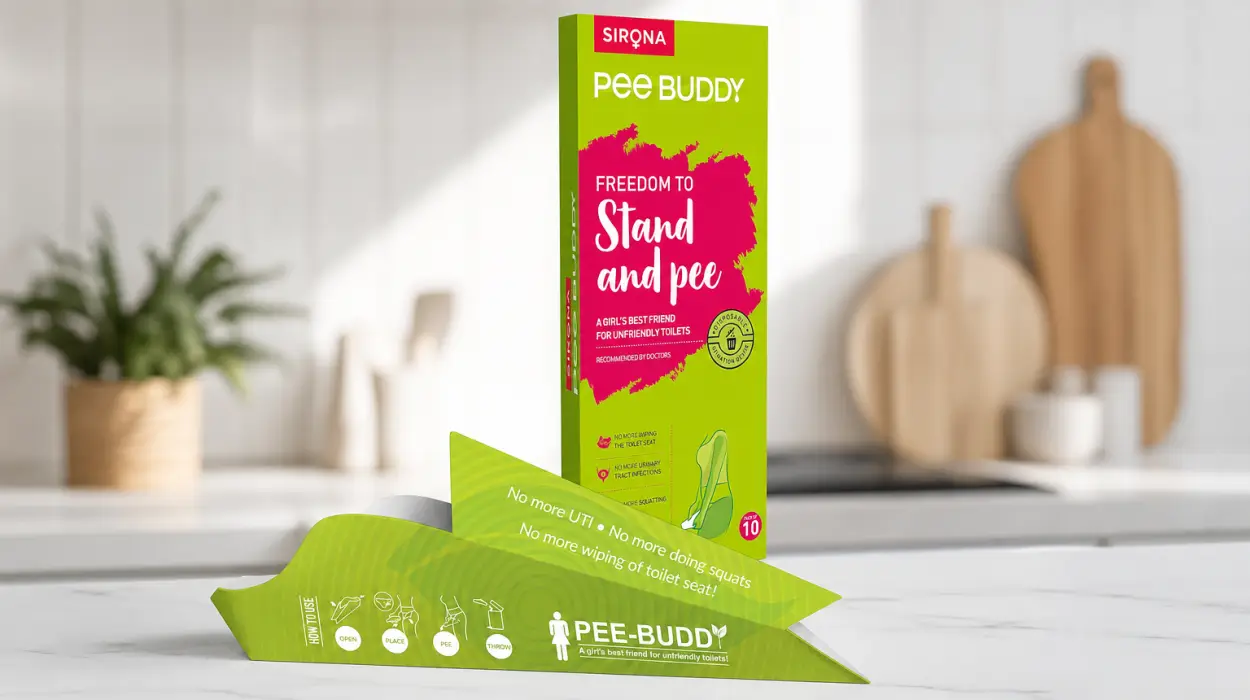 Pack x10 embudos femeninos Peebuddy para orinar de pie de forma portátil por sólo 5,99€ (-46%)