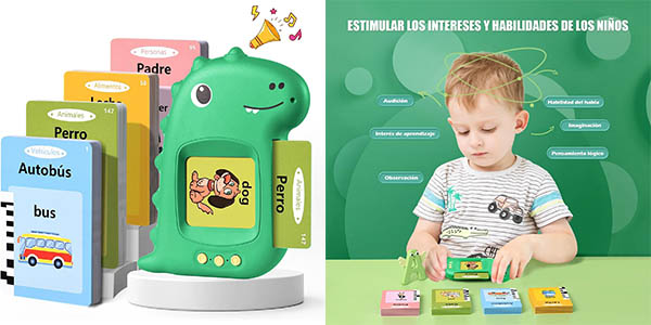 Chollo Juguete educativo Montessori con 112 tarjetas flash didácticas y 224 palabras en inglés por sólo 10,28€ (-36%) ¡Top ventas!