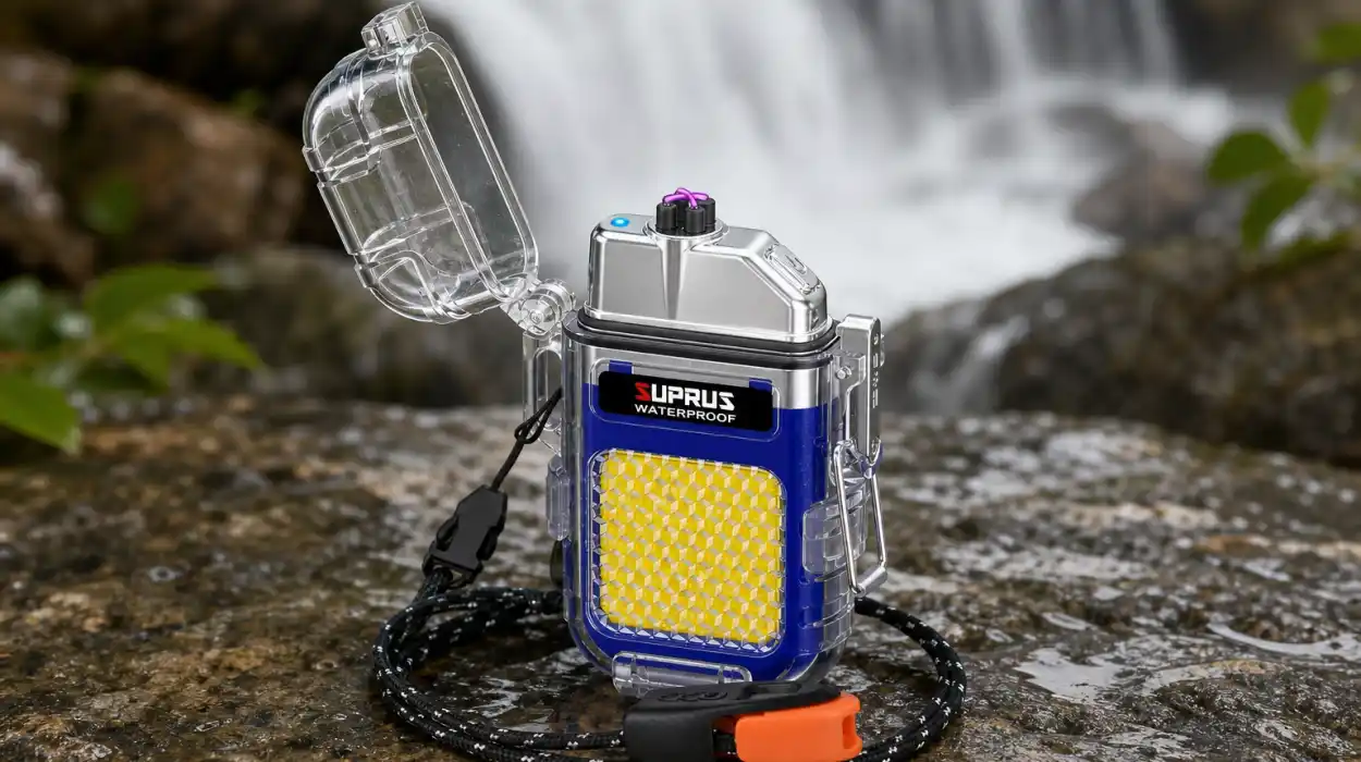 Encendedor Suprus de plasma recargable, impermeable y con silbato de emergencia por sólo 12,79€ (-20%)