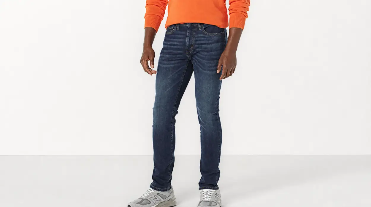 Vaqueros Amazon Essentials ajustados y elásticos para hombre por sólo 18,60€ (-18%)