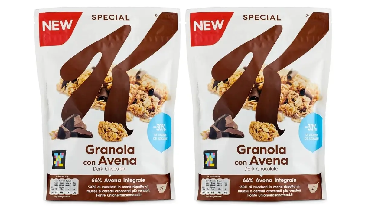 Chollo Pack x2 Kellogg’s Special K Granola con avena y chocolate negro 320 g por sólo 5,30€ (-26%) ¡2,65€ cada uno!