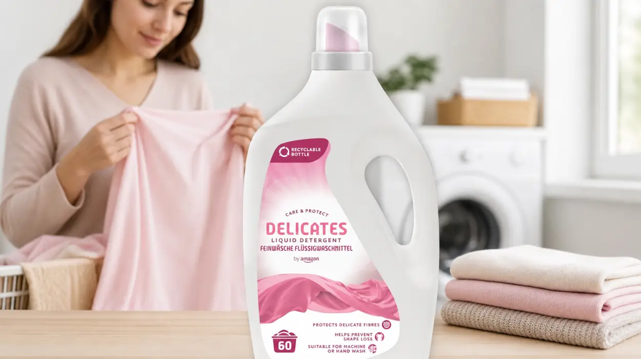 Detergente líquido by Amazon para prendas delicadas de 3L y 60 lavados por sólo 5,67€ (-42%)