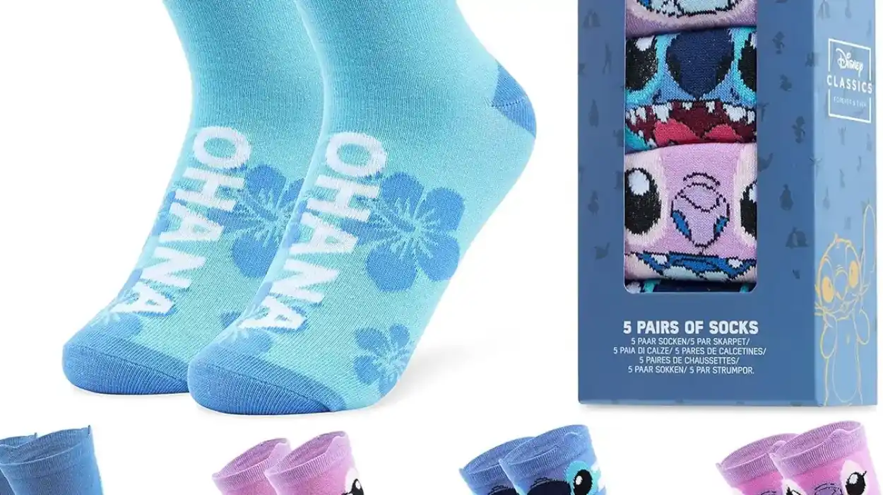 Chollo 5 pares de calcetines altos Disney por sólo 14,31€ (13% de descuento)