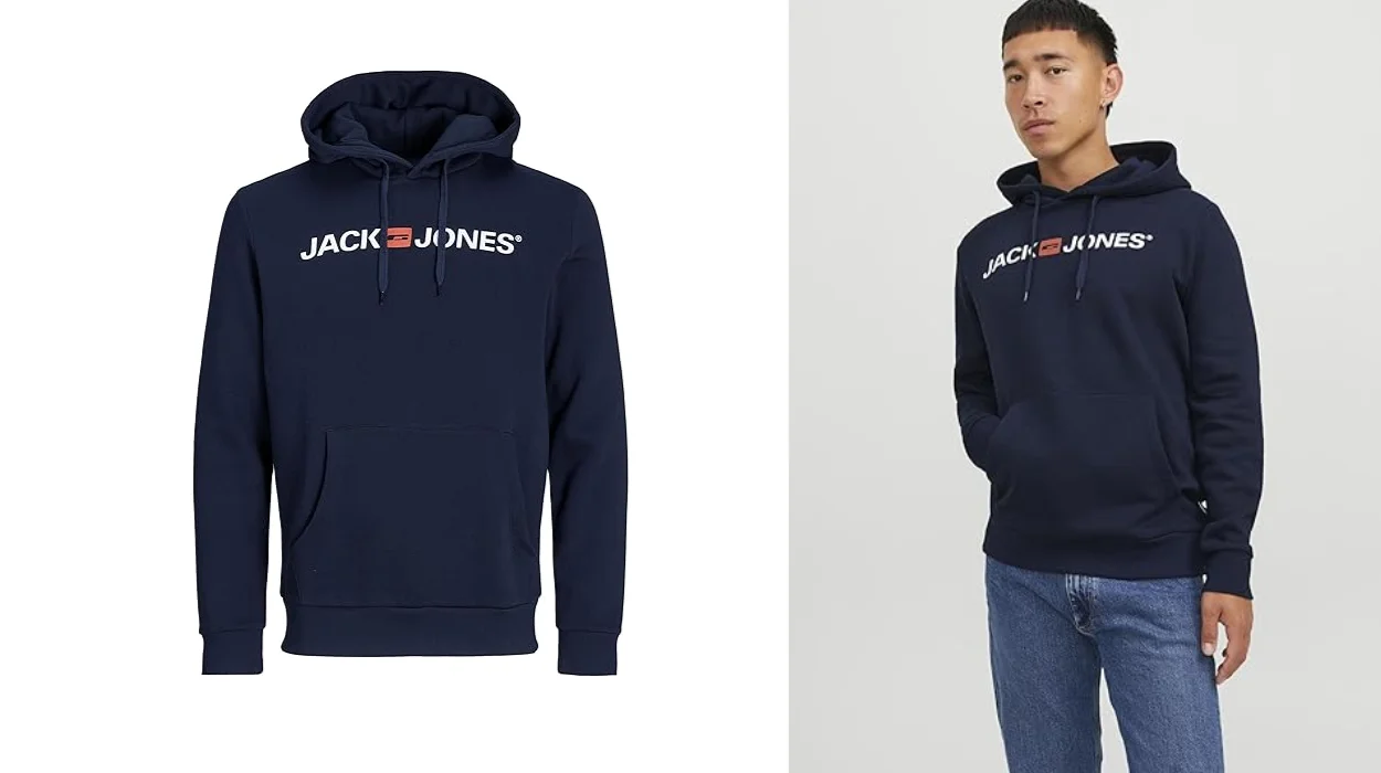 Si utilizas la talla L hoy puedes cazar esta sudadera de Jack & Jones prácticamente regalada