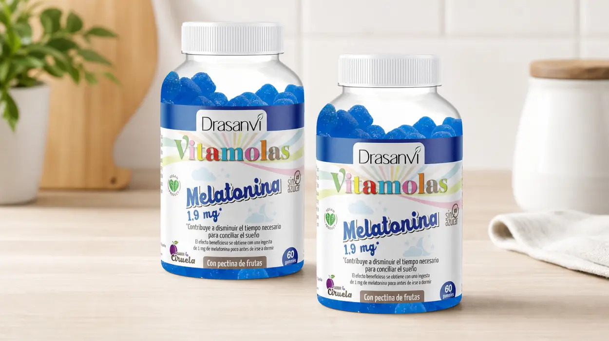 Pack x2 gominolas de melatonina Drasanvi de 60 ud con sabor a ciruela por sólo 14,19€ (-28%)