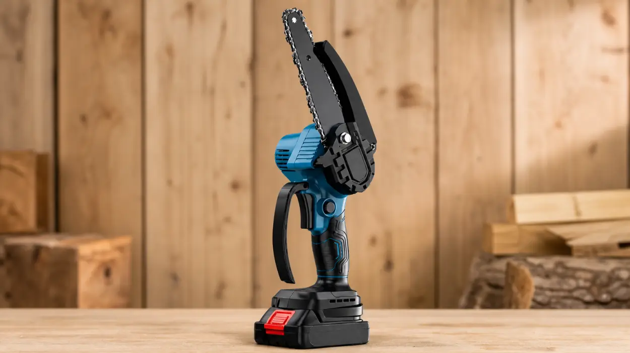 🪵 Para trabajos de carpintería y jardín: motosierra eléctrica DWiusty de 16 pulgadas con batería por sólo 18,39€ con cupón y envío gratis (-62%)