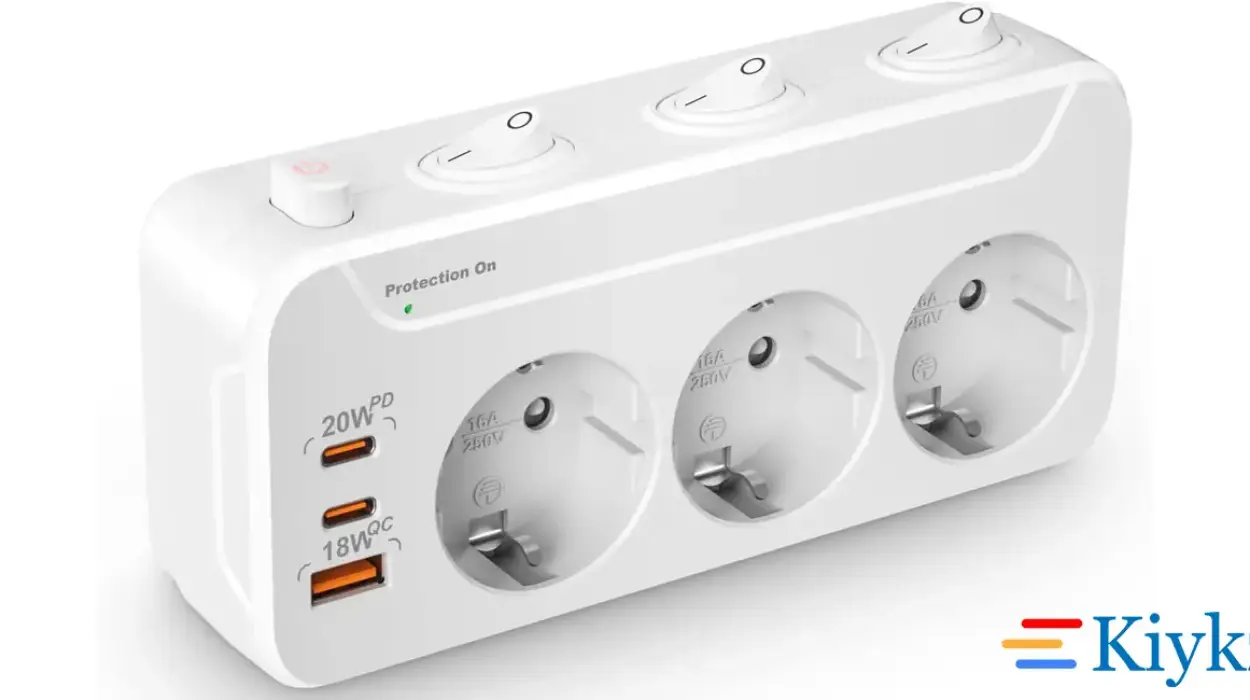 Protege y carga rápido tus dispositivos: esta regleta 6 en 1 con 3 tomas, 2x USB-C y USB sale tirada de precio