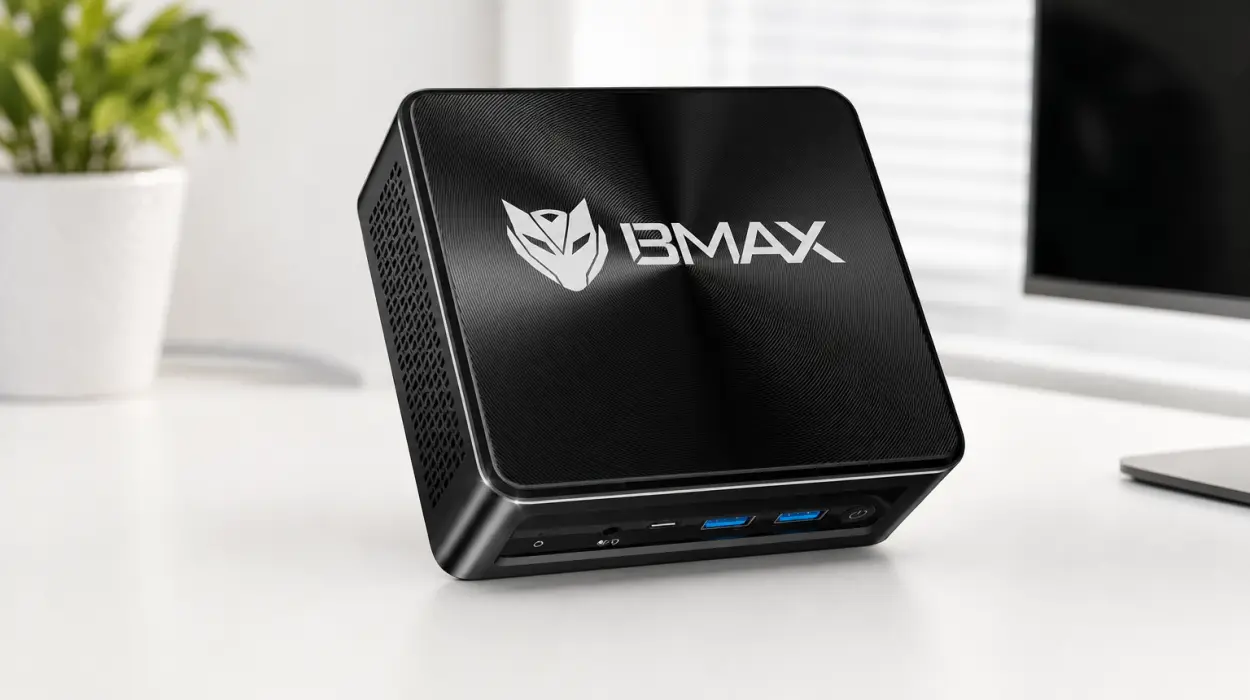 Mini PC Bmax B8 A Pro con Ryzen 7 8745HS, 16 GB de RAM y SSD de 512 GB por sólo 350,63€ con cupón y envío gratis (-65%)